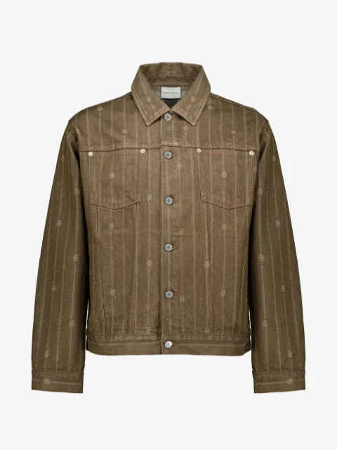Drôle De Monsieur chaqueta con monograma estampado