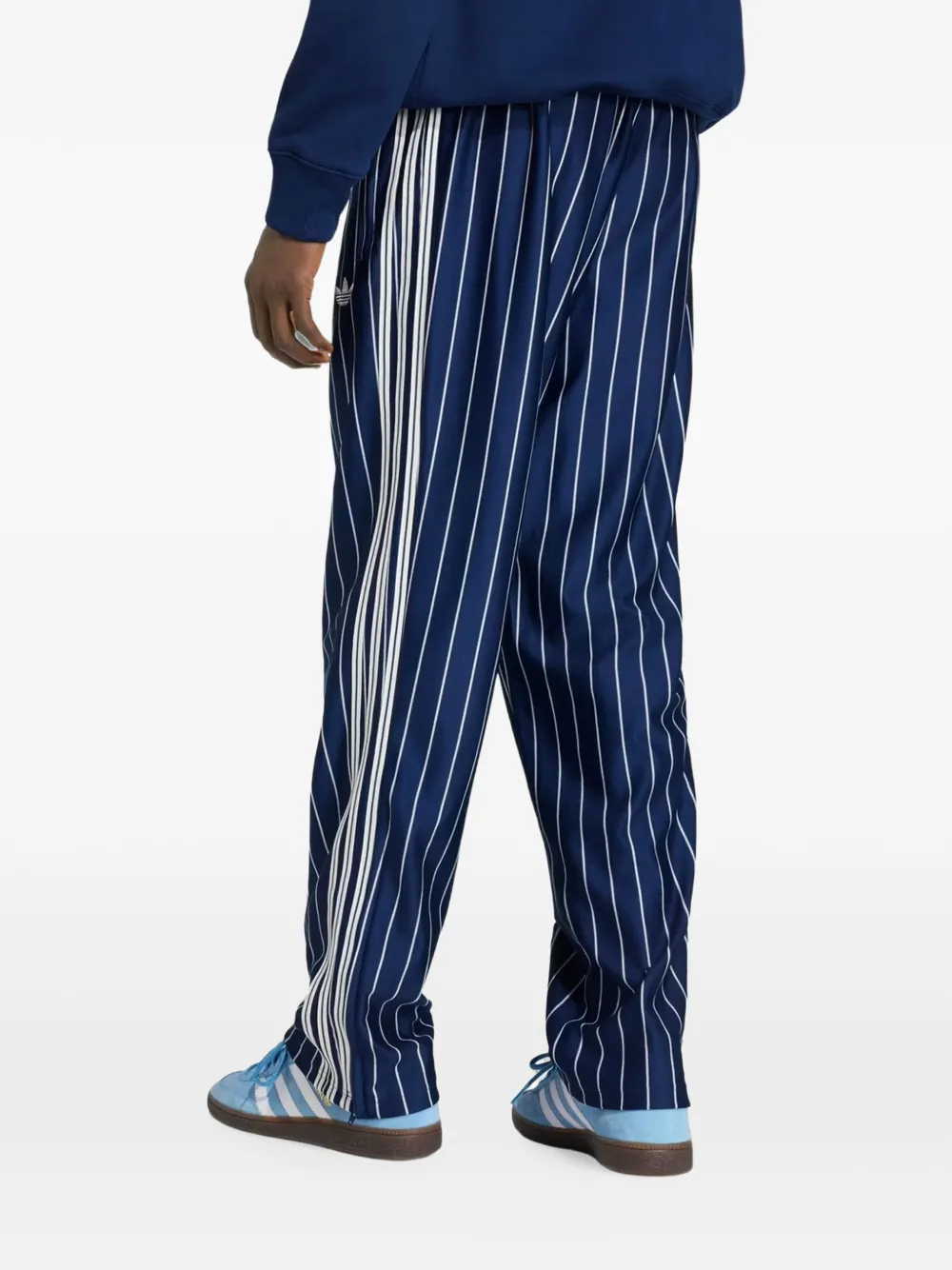 adidas Firebird trainingsbroek met krijtstreep Blauw