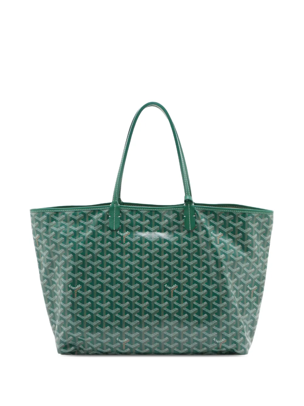Pre-owned Goyard 2000-2026 Ine Saint Louis Pm Tote Bag In Green