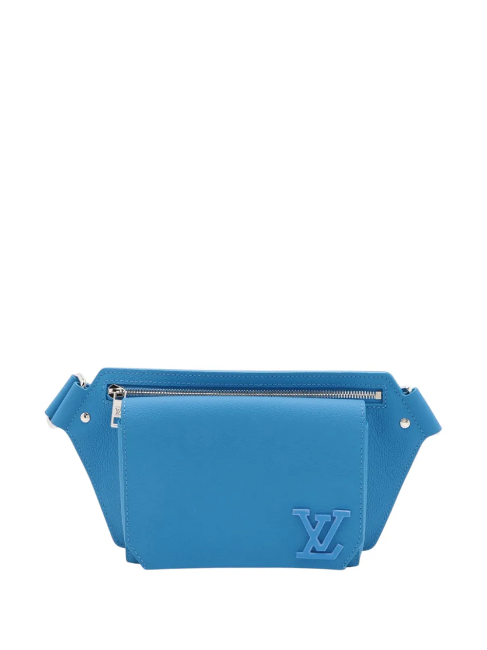 Pre-owned Louis Vuitton 2021-2026 Aerogram Takeoff Sling Belt Bag In Blue