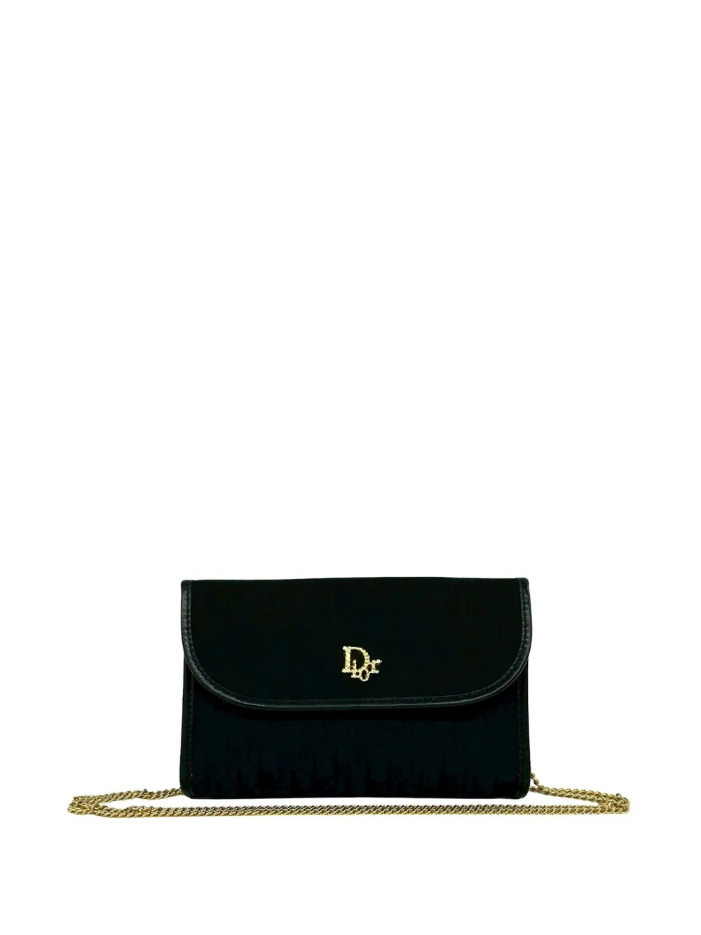 Christian Dior Pre-Owned 20th Century Diorissimo Trotter Canvas Chain shoulder bag - Nero