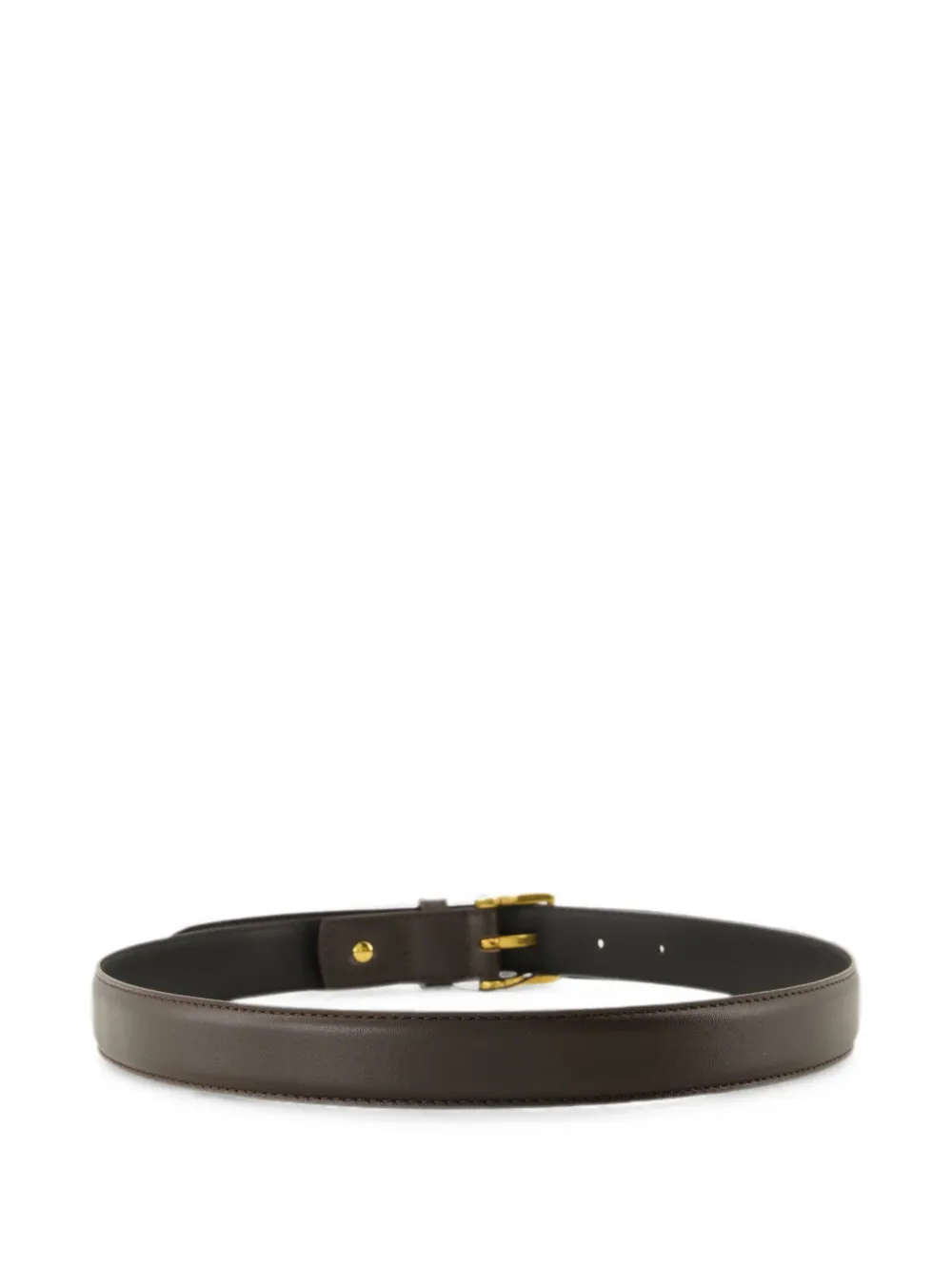 AMI Paris AMI de Coeur leren riem Bruin
