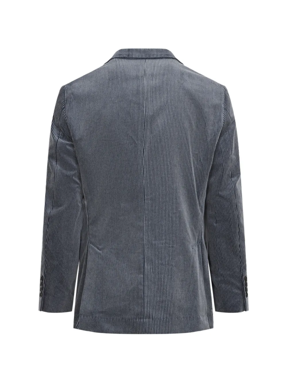 Brunello Cucinelli Ribfluwelen jack Blauw