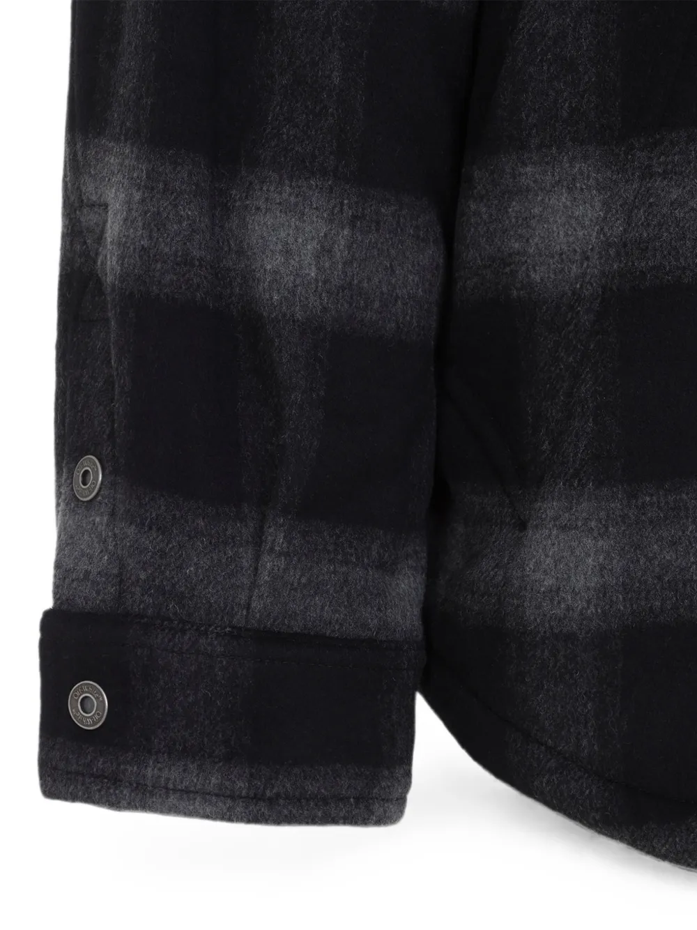 Off-White Geruit jack Zwart