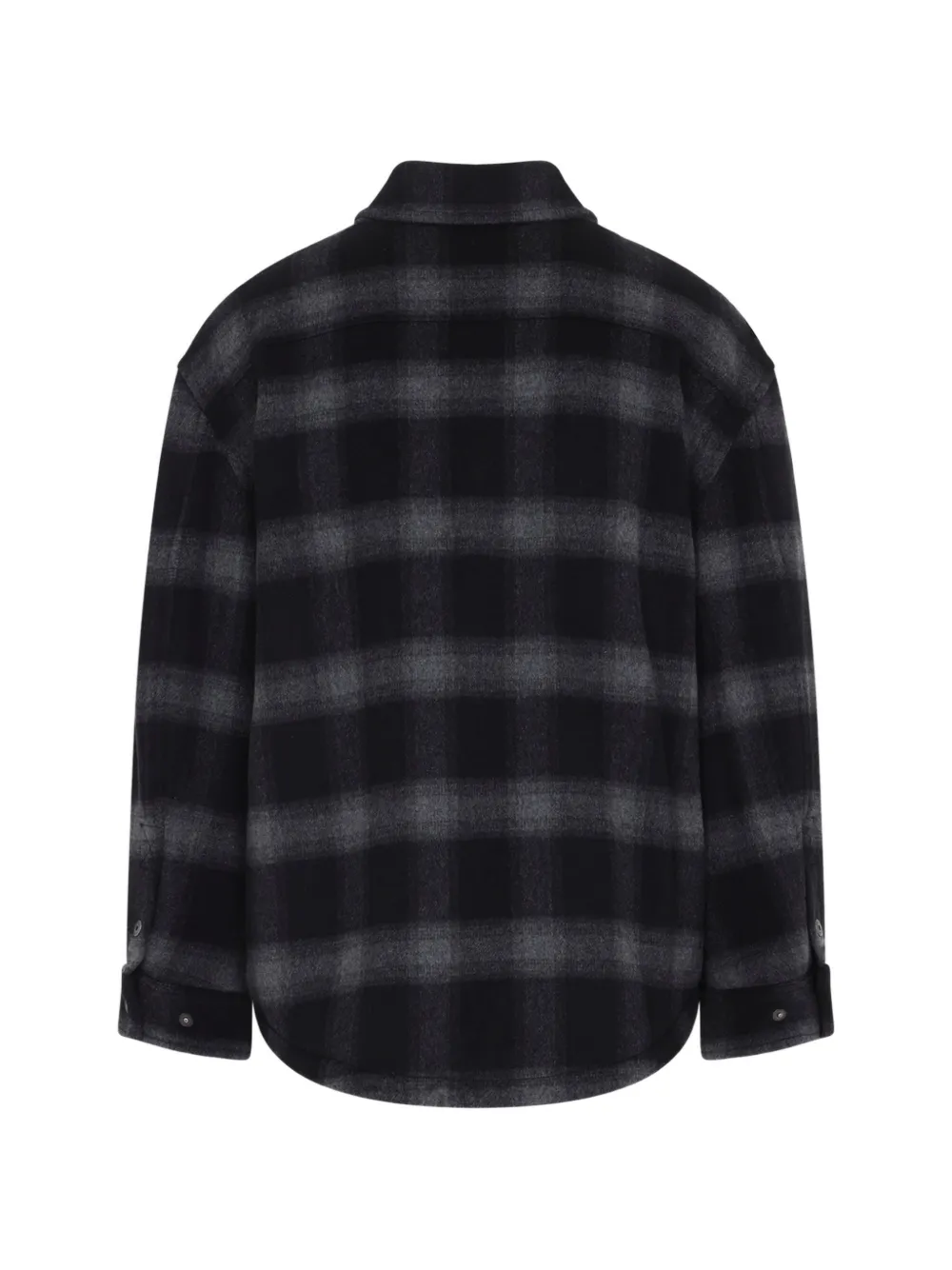 Off-White Geruit jack Zwart