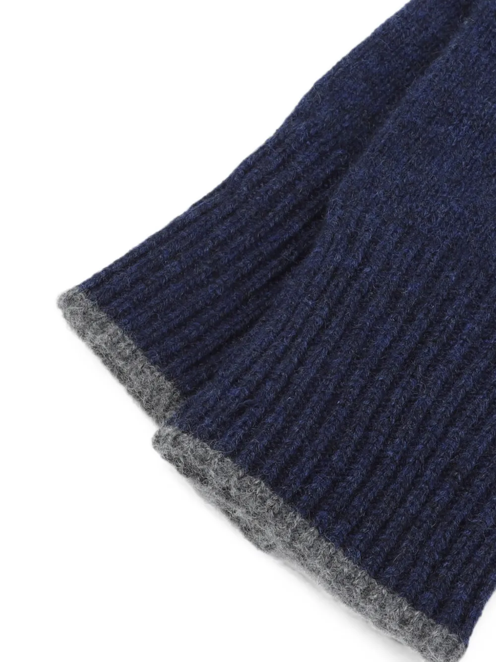 Brunello Cucinelli Kasjmier gebreide handschoenen Blauw