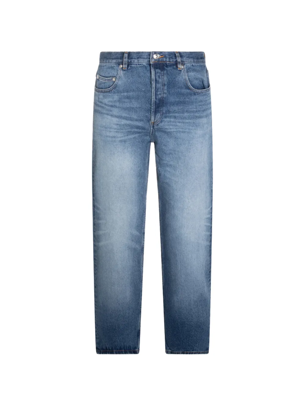 A.P.C. washed-indigo cotton jeans - Blau