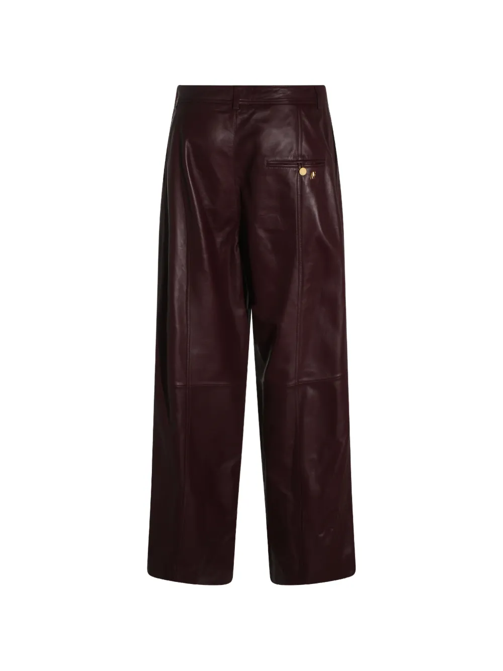 Alberta Ferretti Broek met wijde pijpen Rood