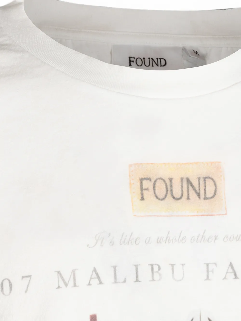 Found Graphic-print T-shirt In White