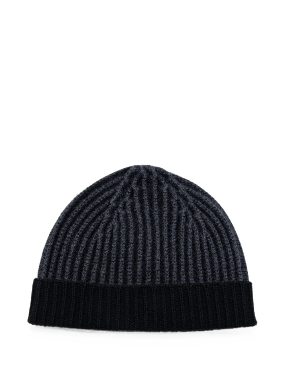 04651 / A TRIP IN A BAG ribbed-knit beanie hat - Grigio