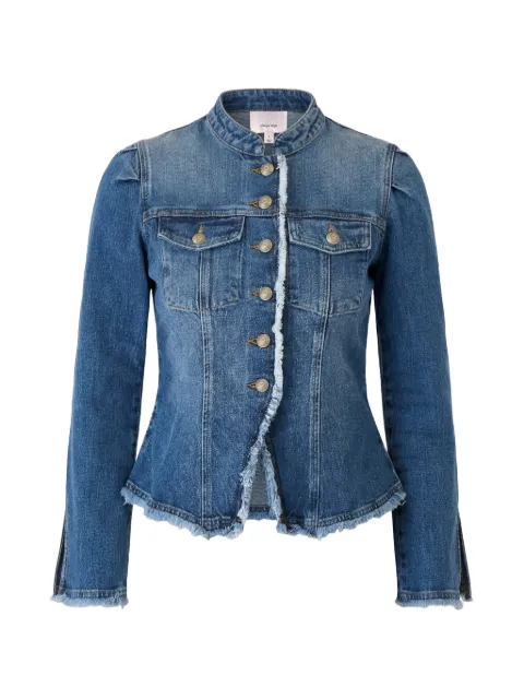 Cinq A Sept chaqueta vaquera Avril deshilachada