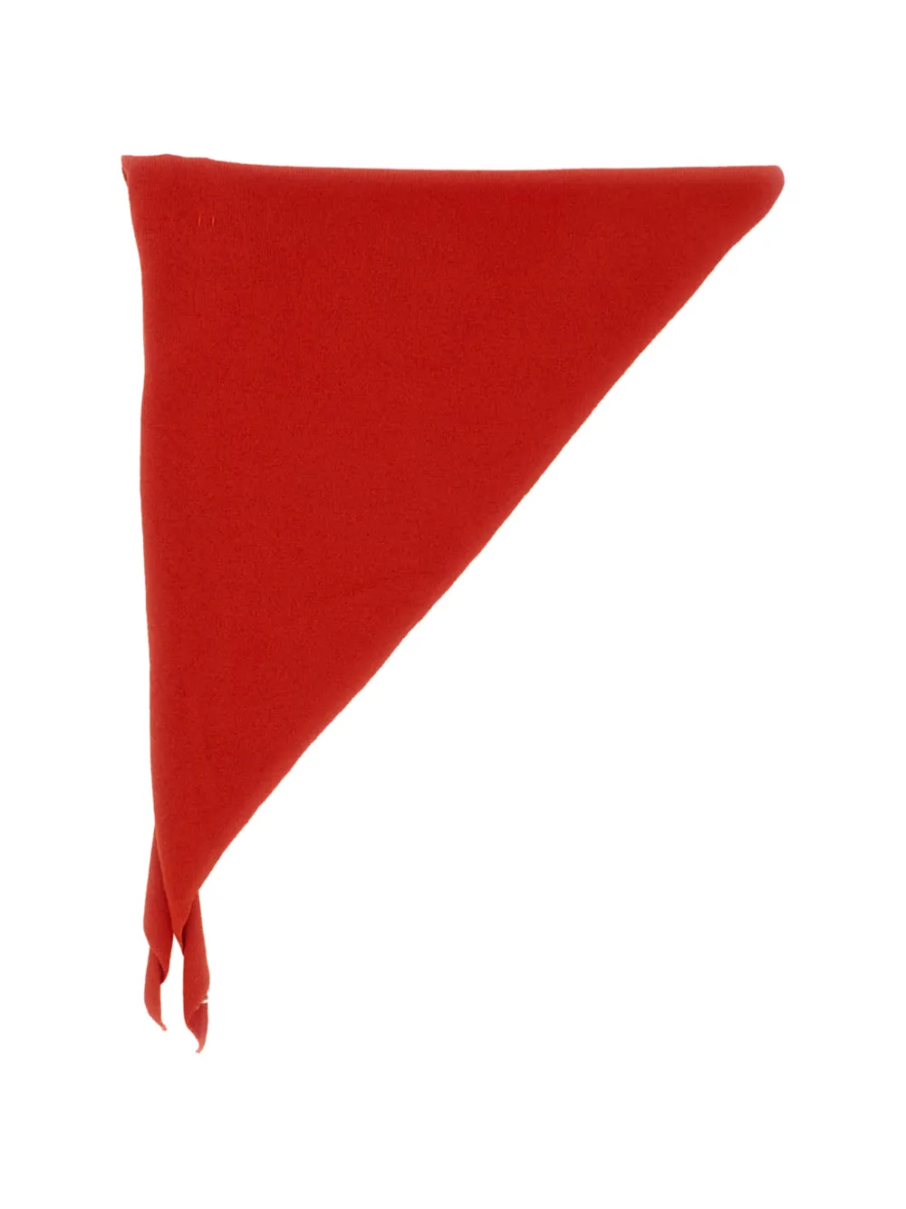 extreme cashmere Triangle Bandana-style Scarf in Red, view 2