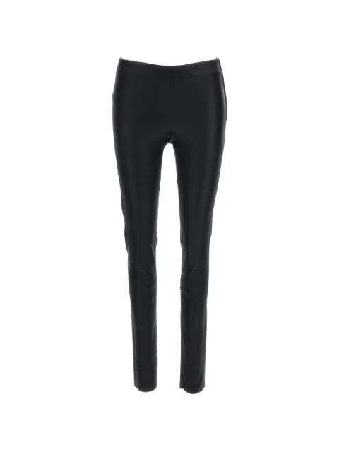 Arma leather skinny trousers