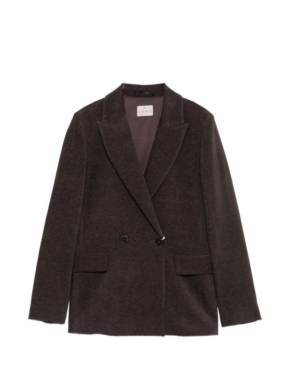 EMME EMMPonte double-breasted blazer - Marrone