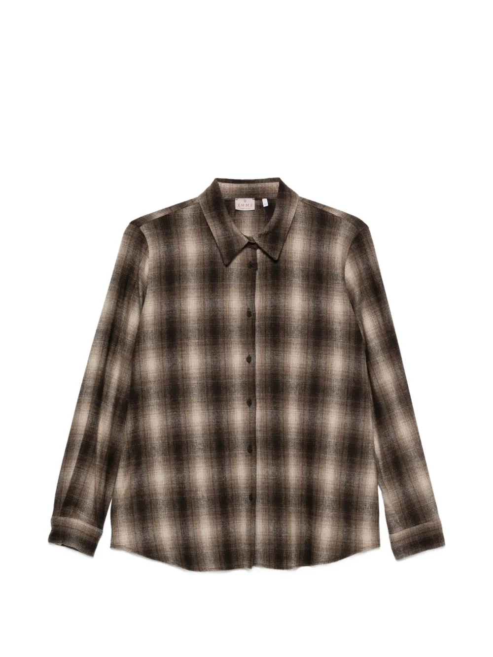 EMME check-print shirt
