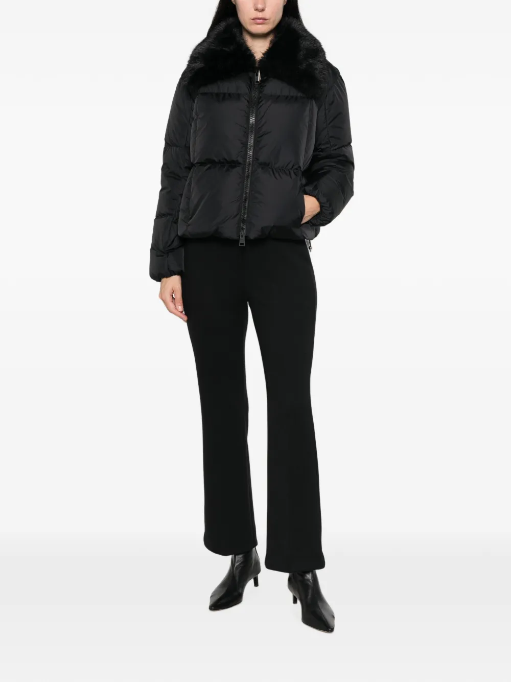 EMME High waist flared broek Zwart