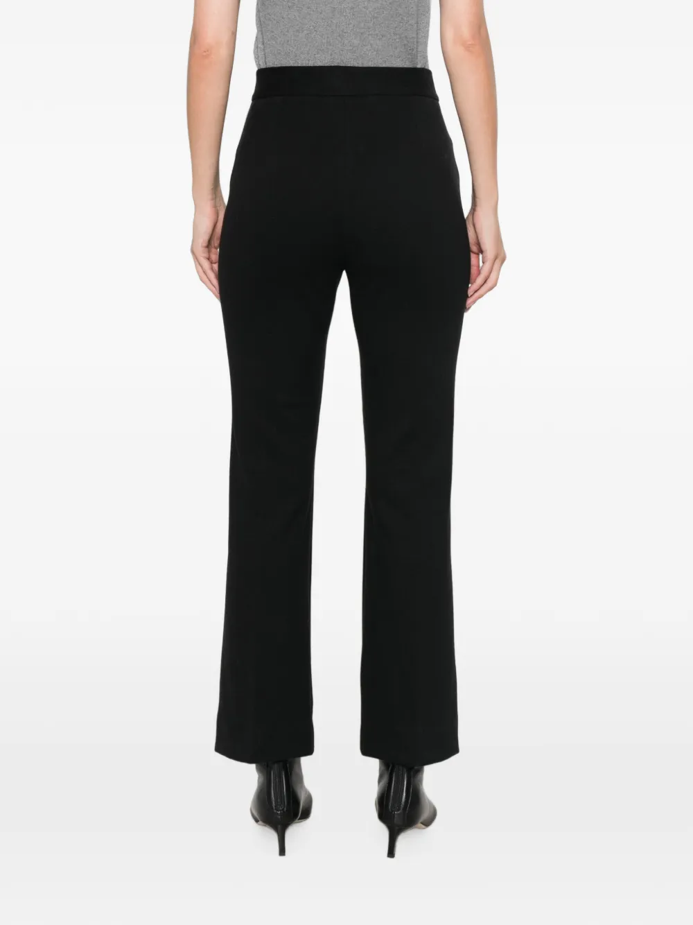 EMME High waist flared broek Zwart