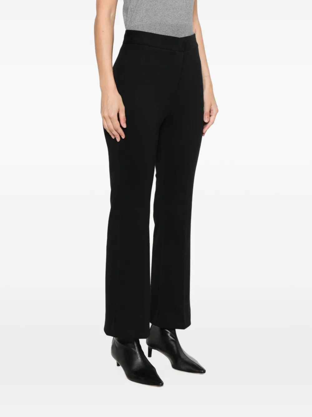 EMME High waist flared broek Zwart