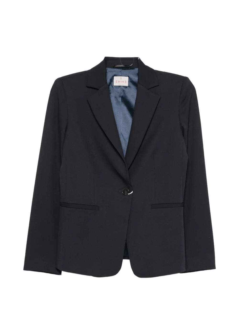 EMME single-breasted notched-lapels jacket - Blu