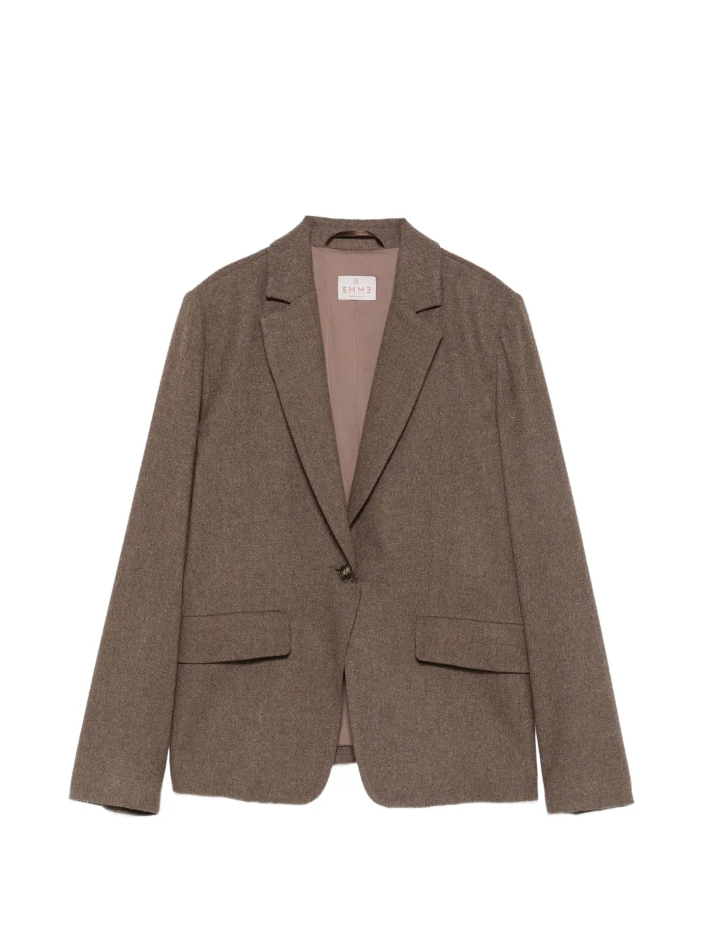 EMME EMMAstro single-breasted blazer - Braun