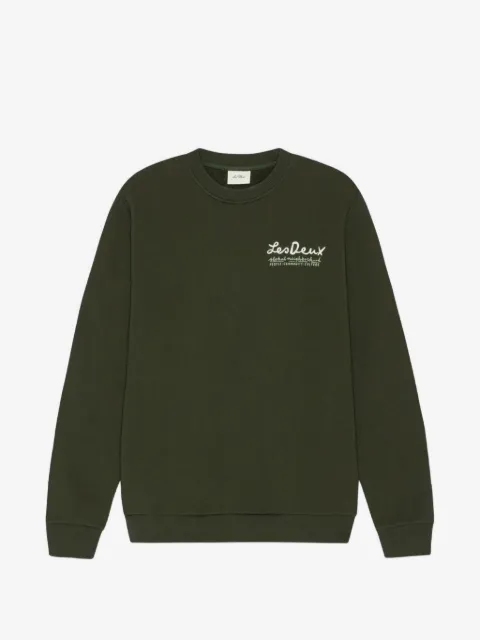Les Deux Rural graphic-print crew-neck sweater