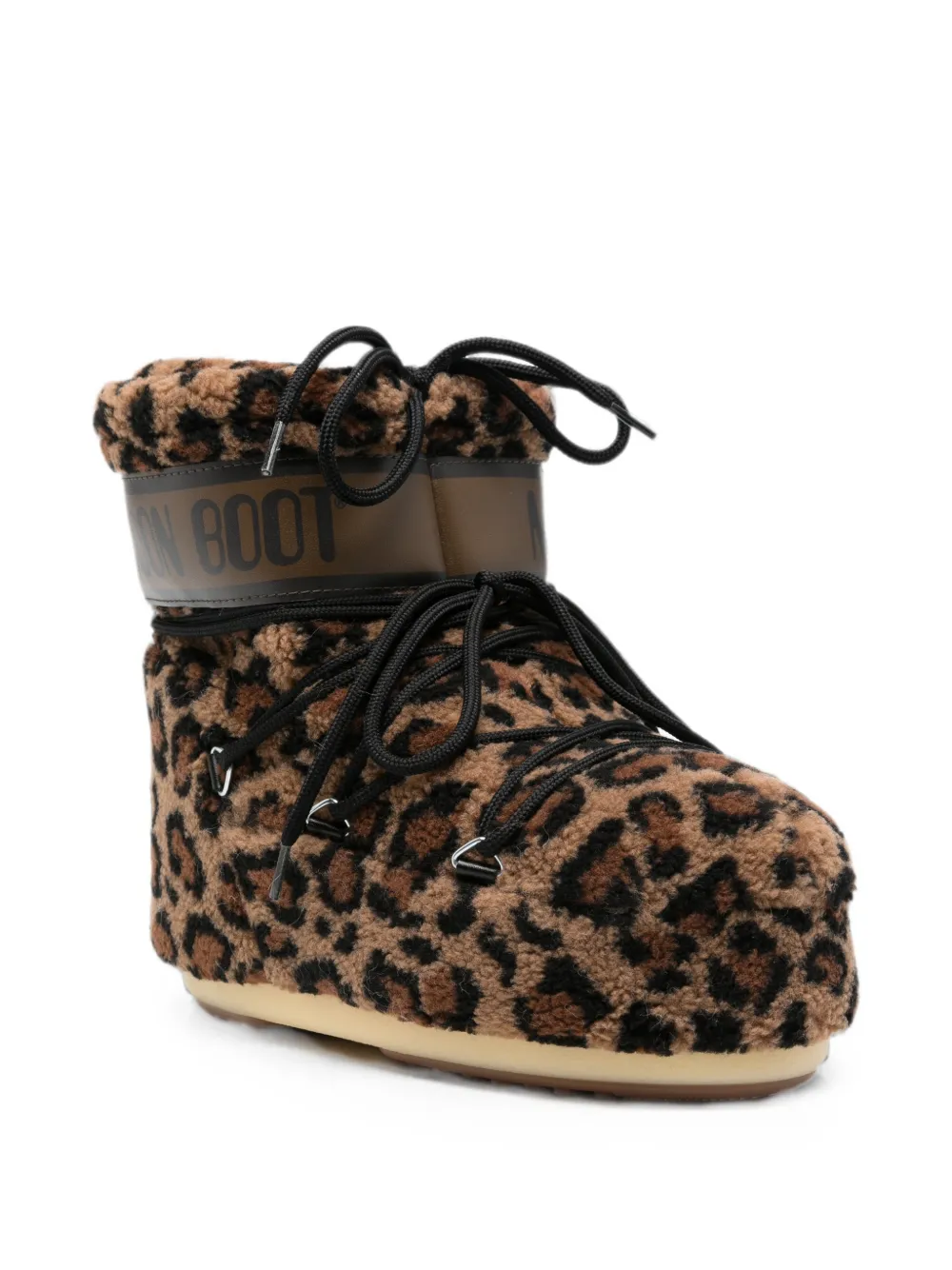 Moon Boot leopard-pattern boots Bruin