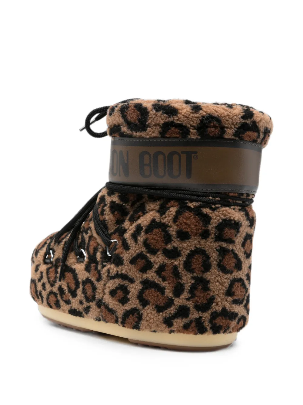 Moon Boot leopard-pattern boots Bruin
