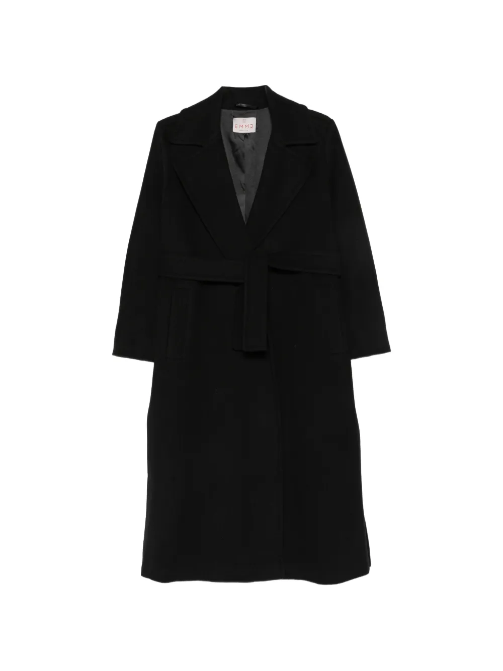 EMME EMMColimbo belted coat - Nero