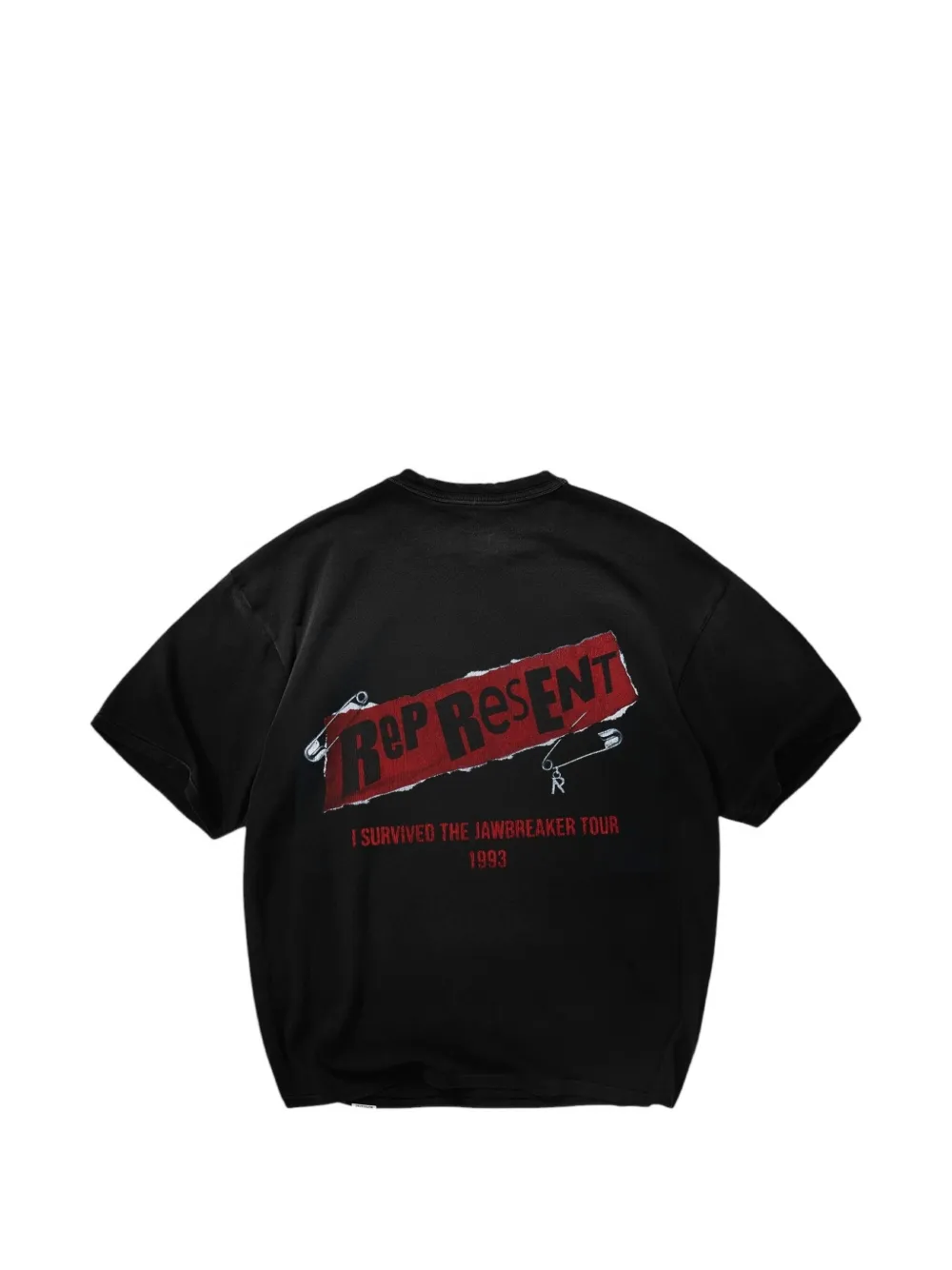 Represent T-shirt met print Zwart