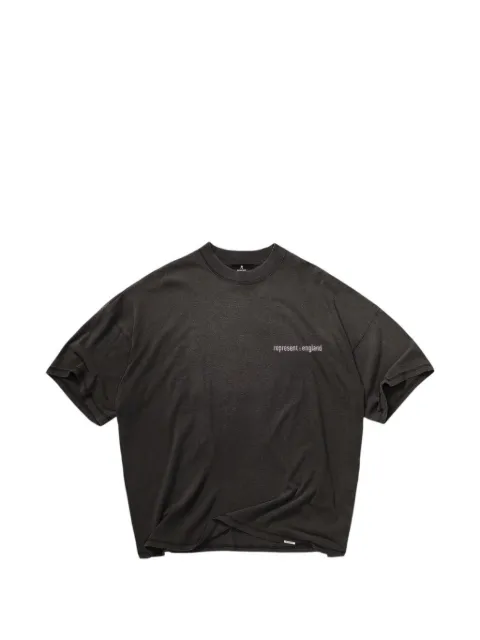 Represent logo-print cotton T-shirt