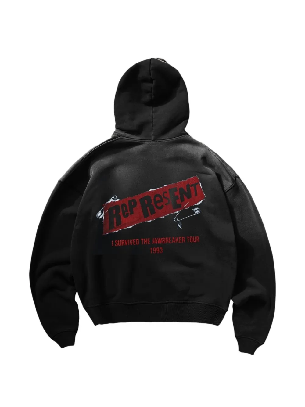 Represent Hoodie met grafische print Zwart