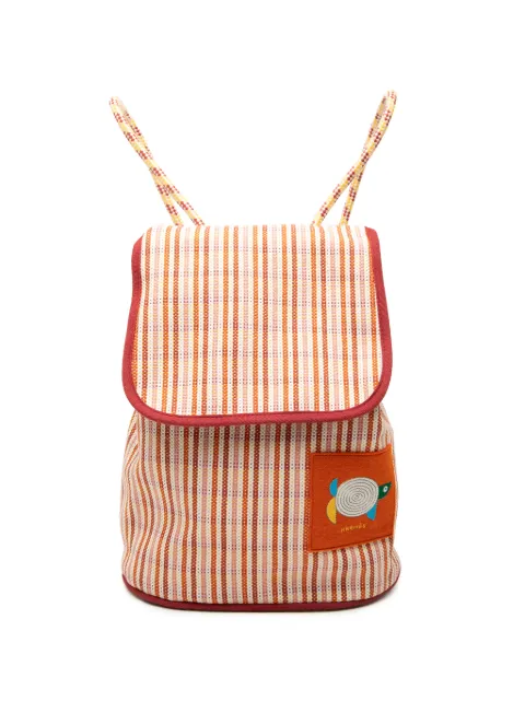 Hermès Pre-Owned sac à dos Animaux Nattes en toile (2021-2026)
