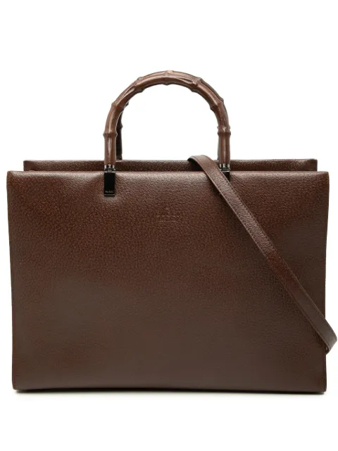 Gucci Pre-Owned 2000-2015 Calfskin Bamboo satchel