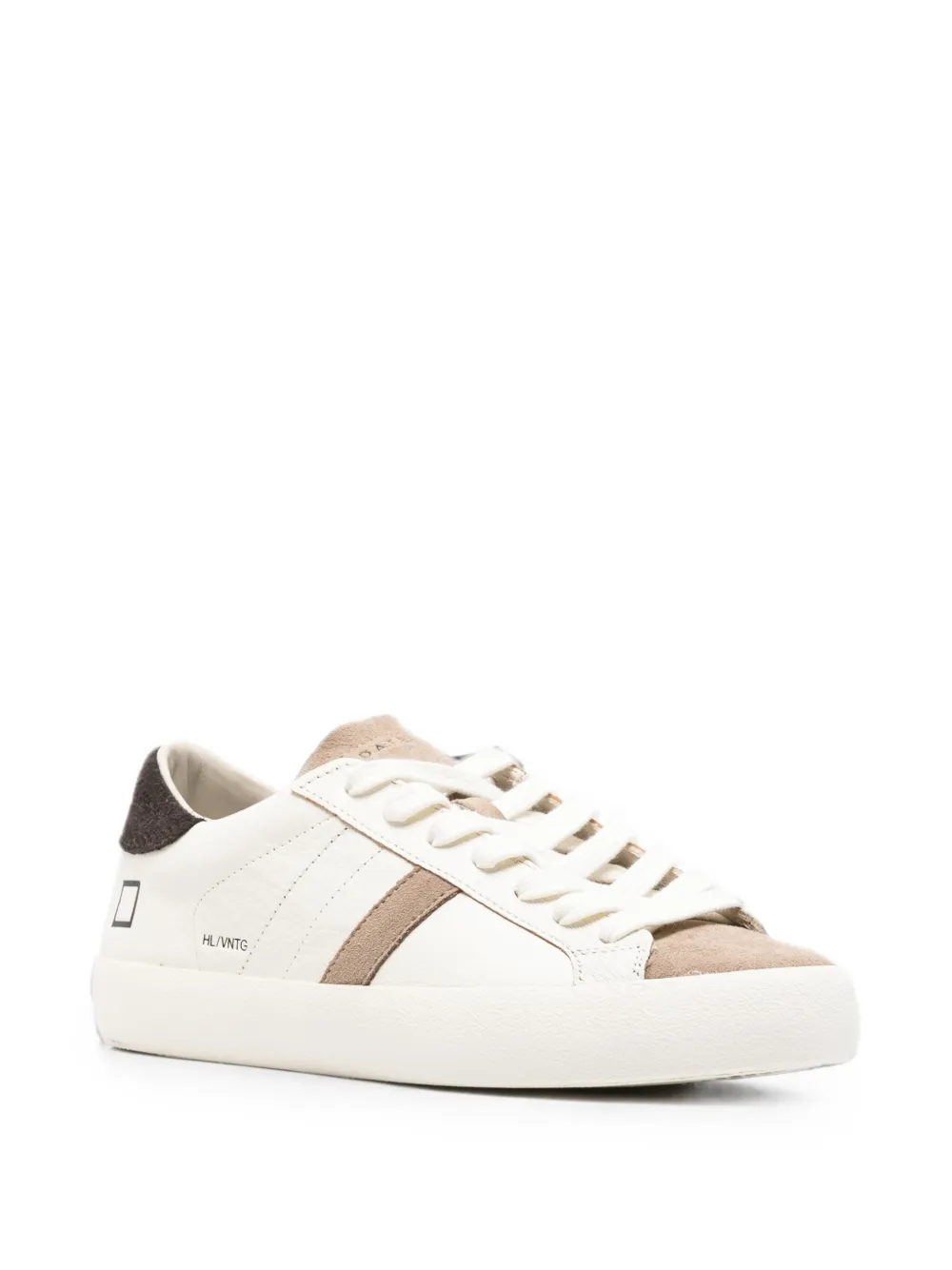 D.A.T.E. Hill Low panelled sneakers Wit