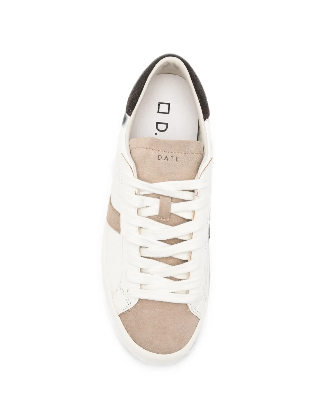 D.A.T.E. Hill Low panelled sneakers Wit