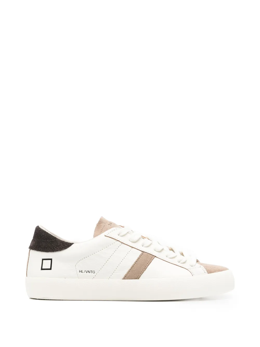 D.A.T.E. Hill Low panelled sneakers - Weiß