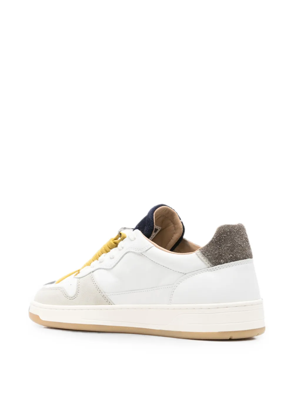 D.A.T.E. Court 2.0 Vintage logo-print panelled sneakers Wit