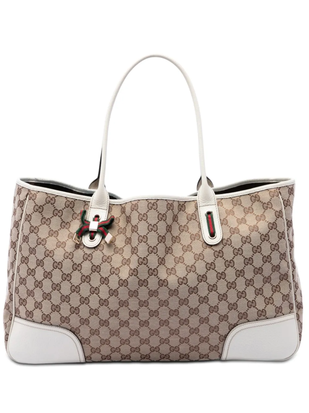 Gucci Pre-Owned 2016-2026 GG Princy Tote Bag aus Canvas - Weiß