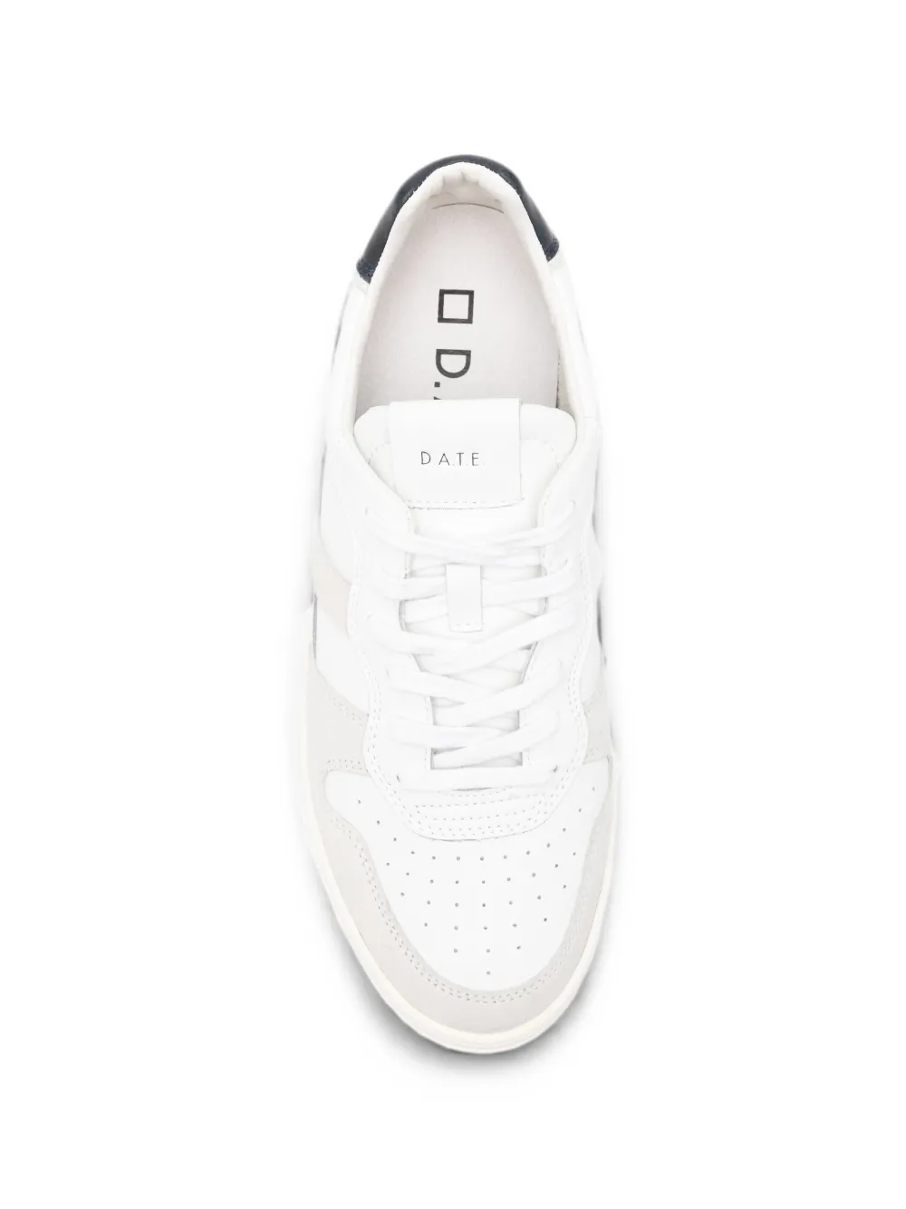 D.A.T.E. Court 2.0 perforated sneakers Wit