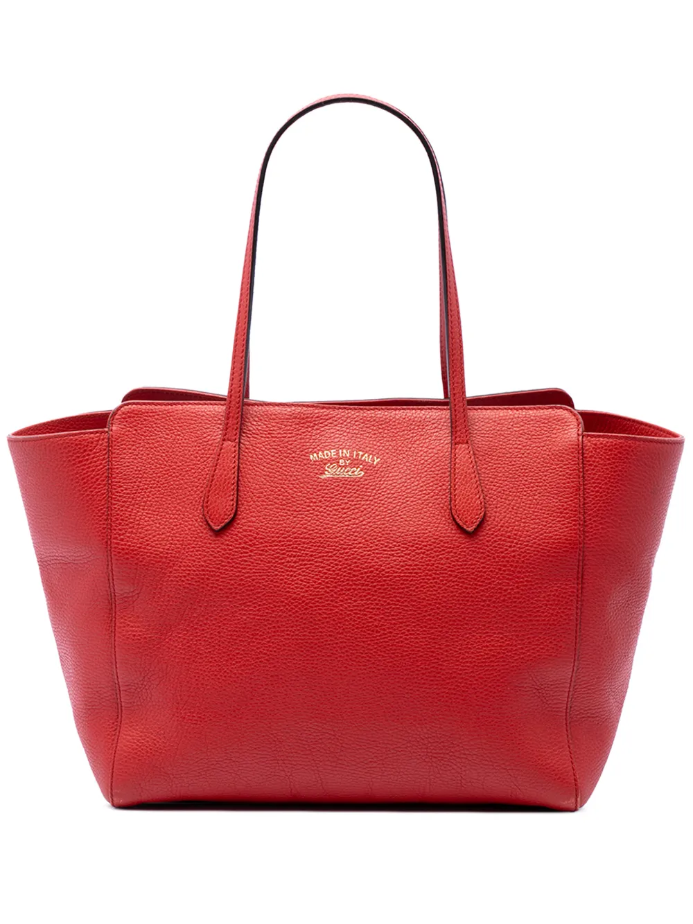Gucci Pre-Owned 2016-2026 Medium Calfskin Swing tote bag - Red
