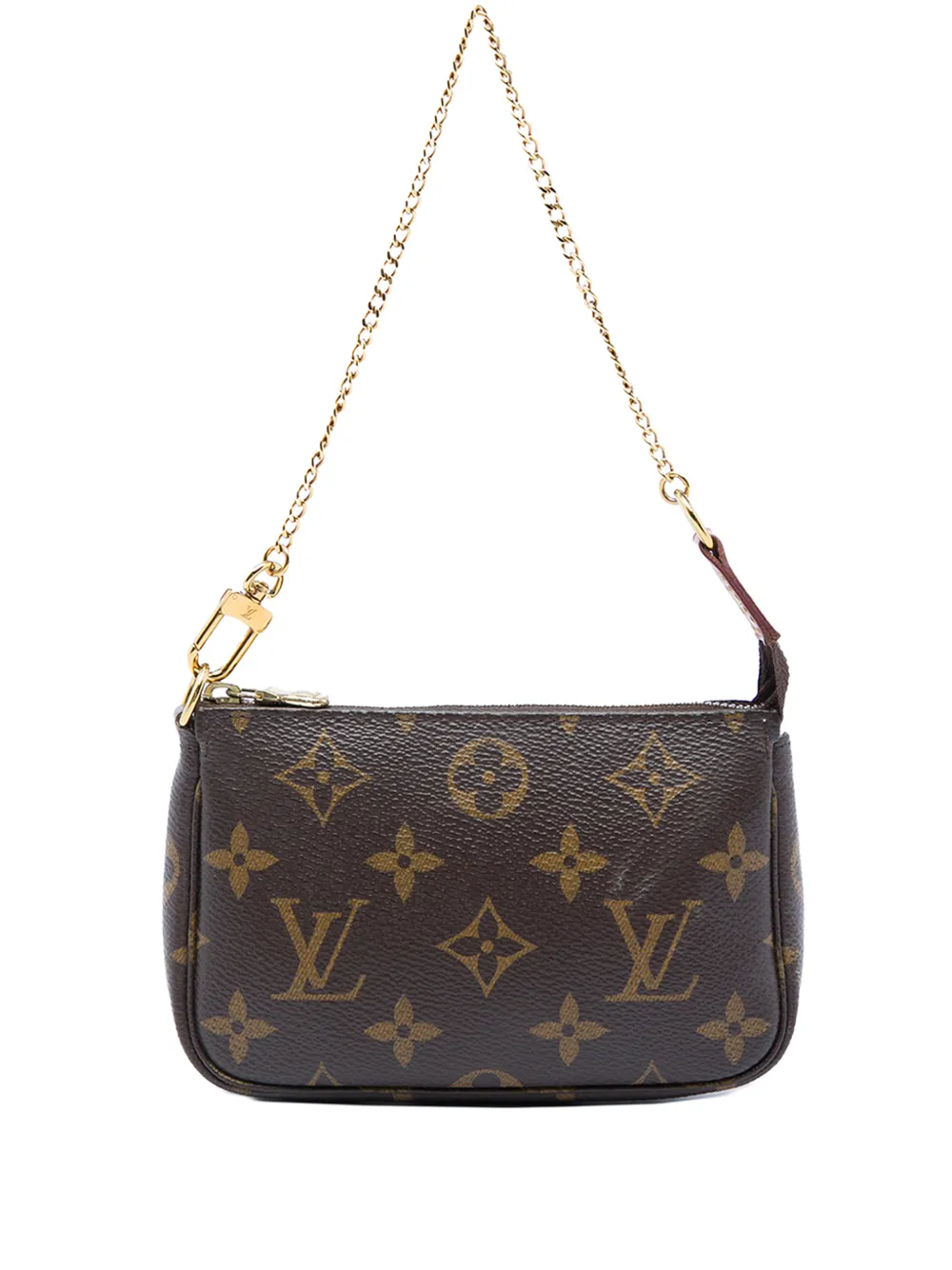 Louis Vuitton Pre-Owned 2021 Monogram Mini Pochette Accessoires handbag - Brown
