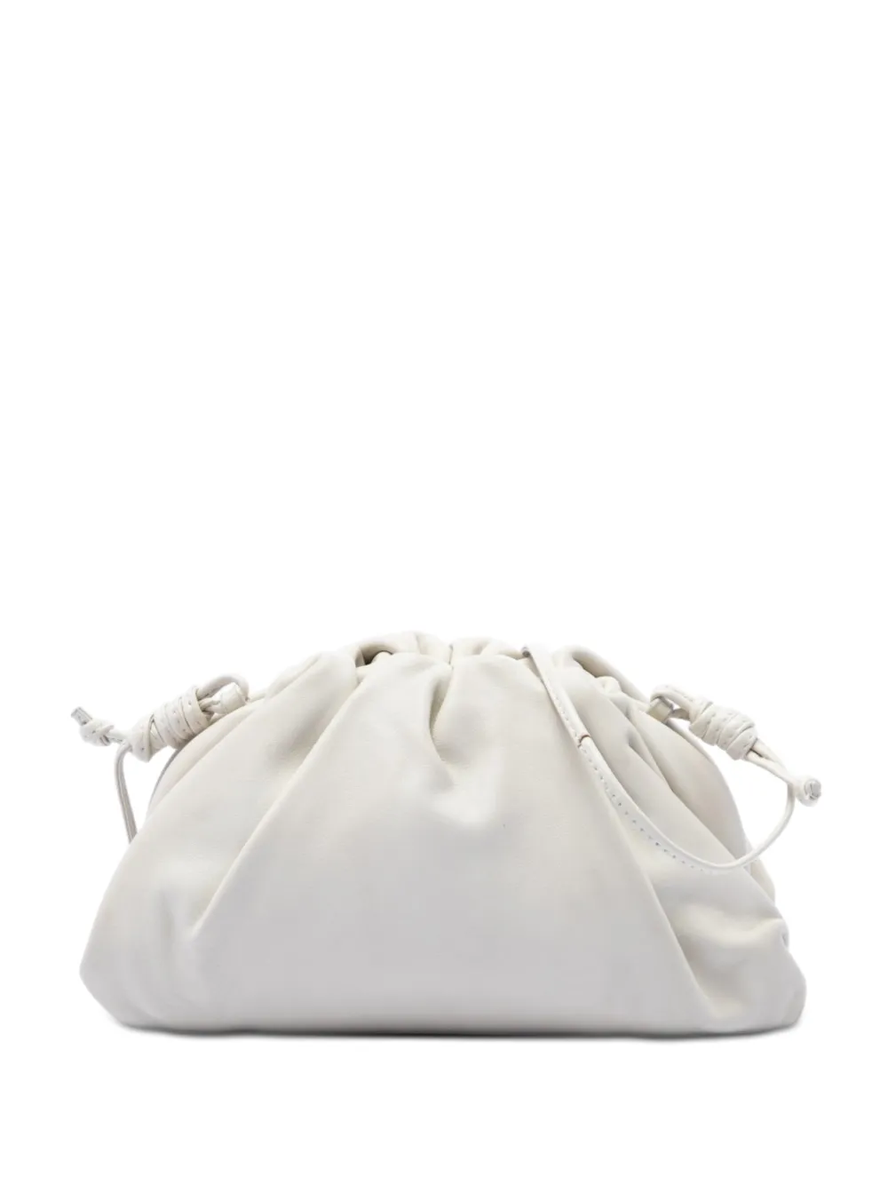 Bottega Veneta Pre-Owned 2012-2026 Lambskin The Mini Pouch crossbody bag - White