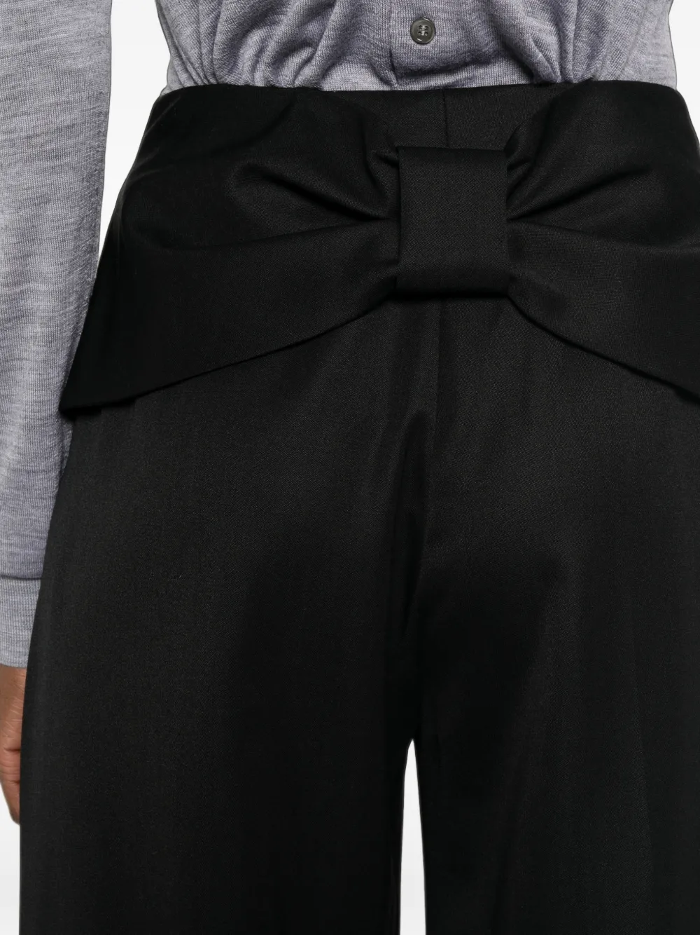 Simone Rocha Broek met strik Zwart