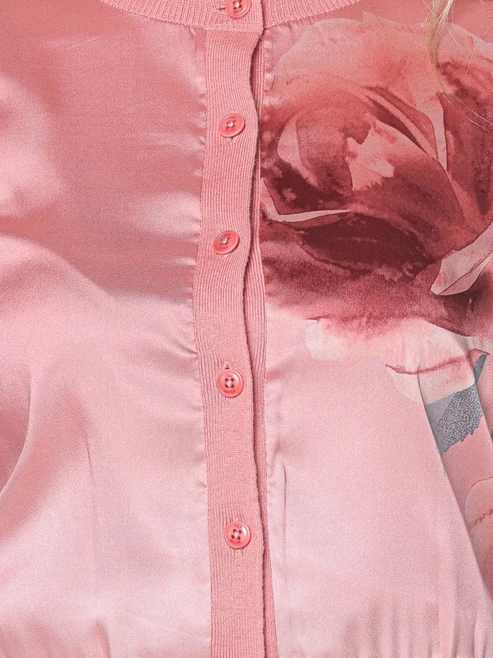 Ted Baker Ilyna floral-print cardigan Roze
