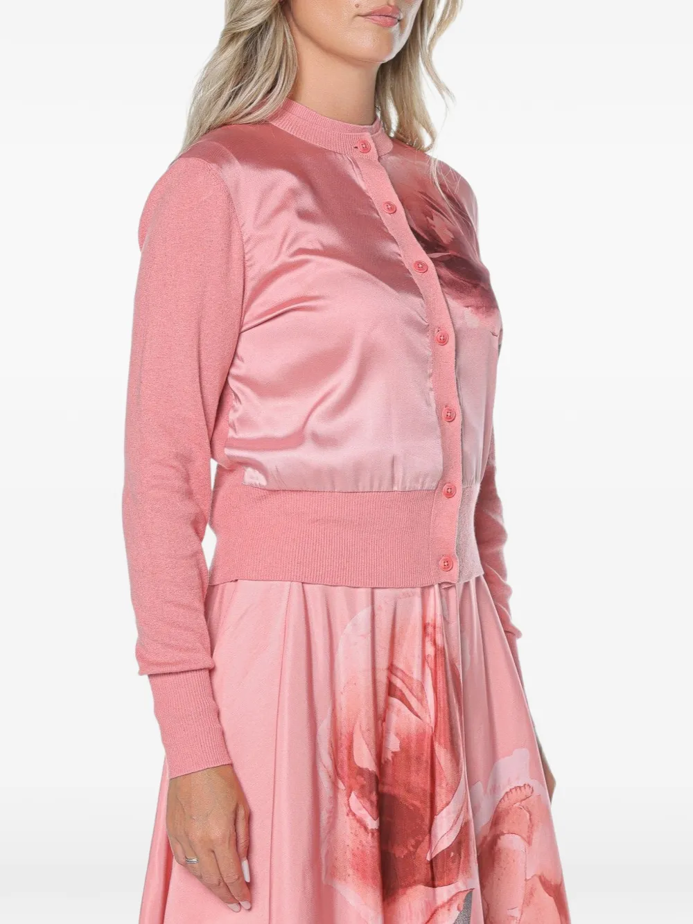 Ted Baker Ilyna floral-print cardigan Roze