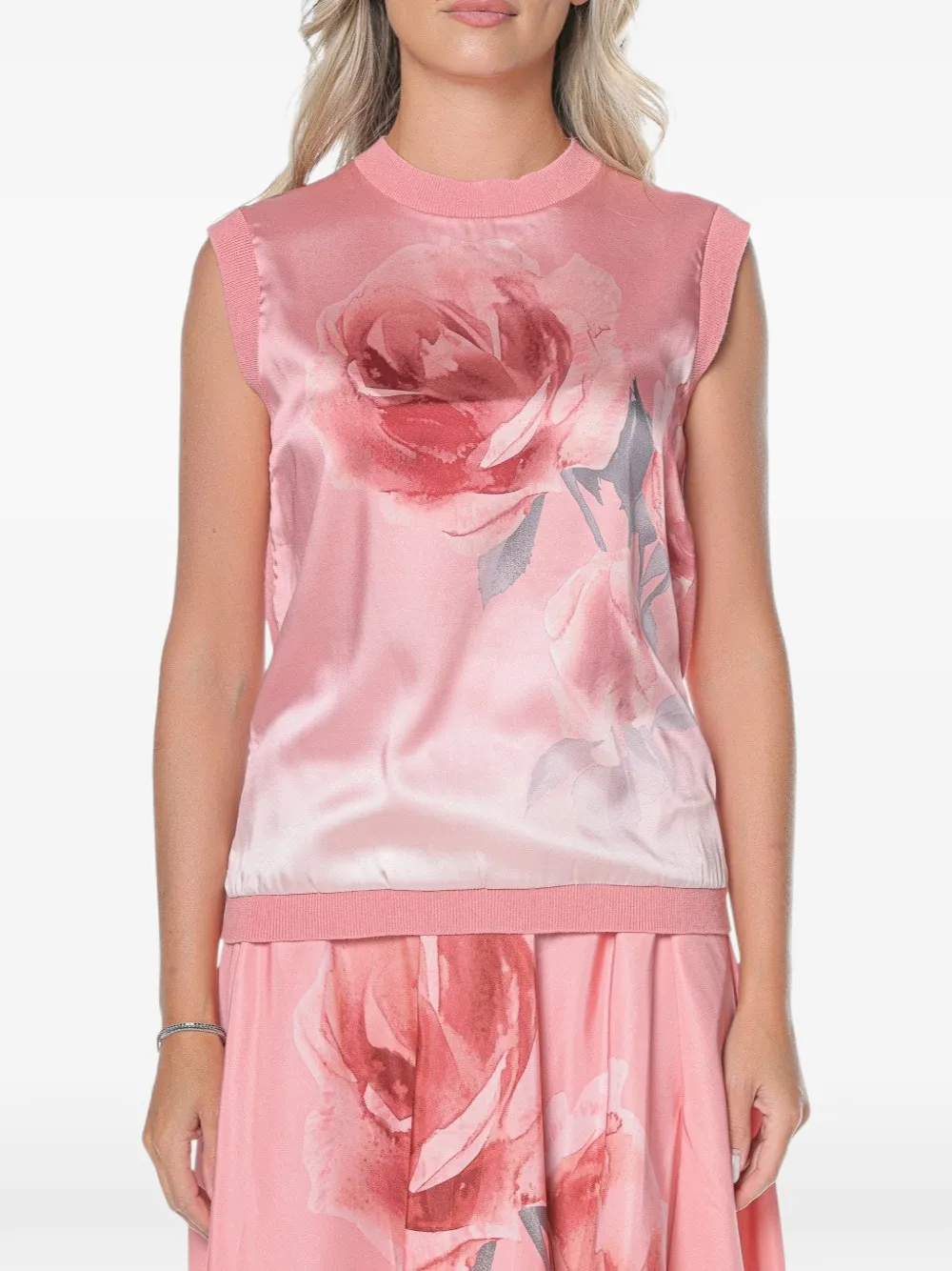 Ted Baker floral-print Lysia tank top - Rosa