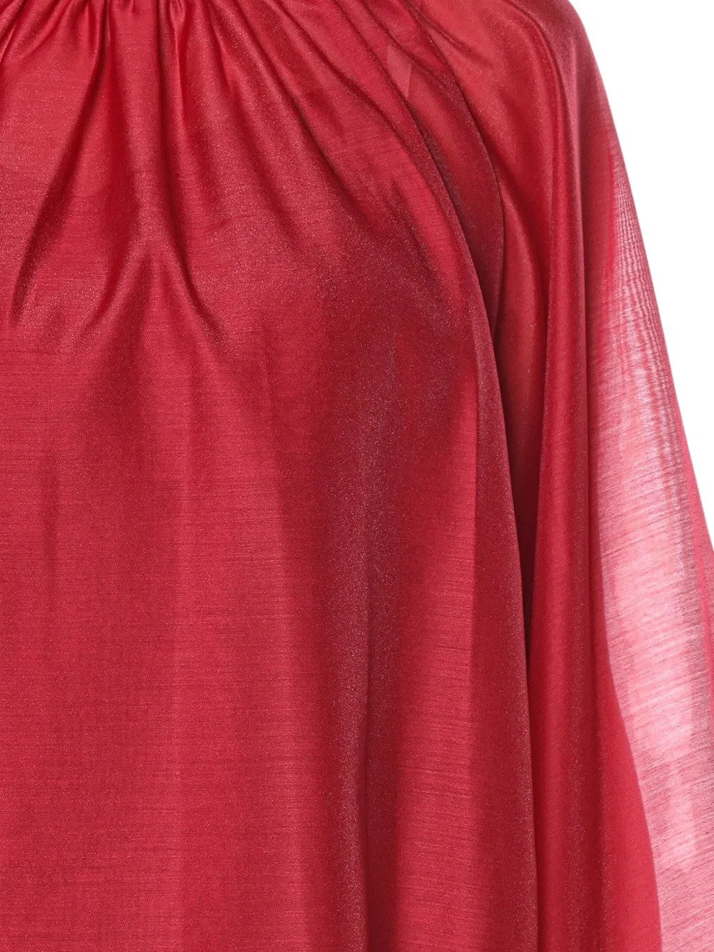 Ted Baker Eelana puff-sleeve blouse Rood