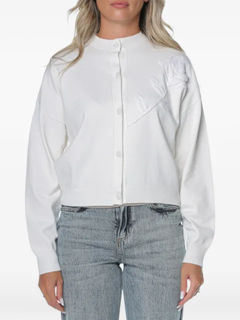 Ted Baker Neslie organza-appliqué cardigan