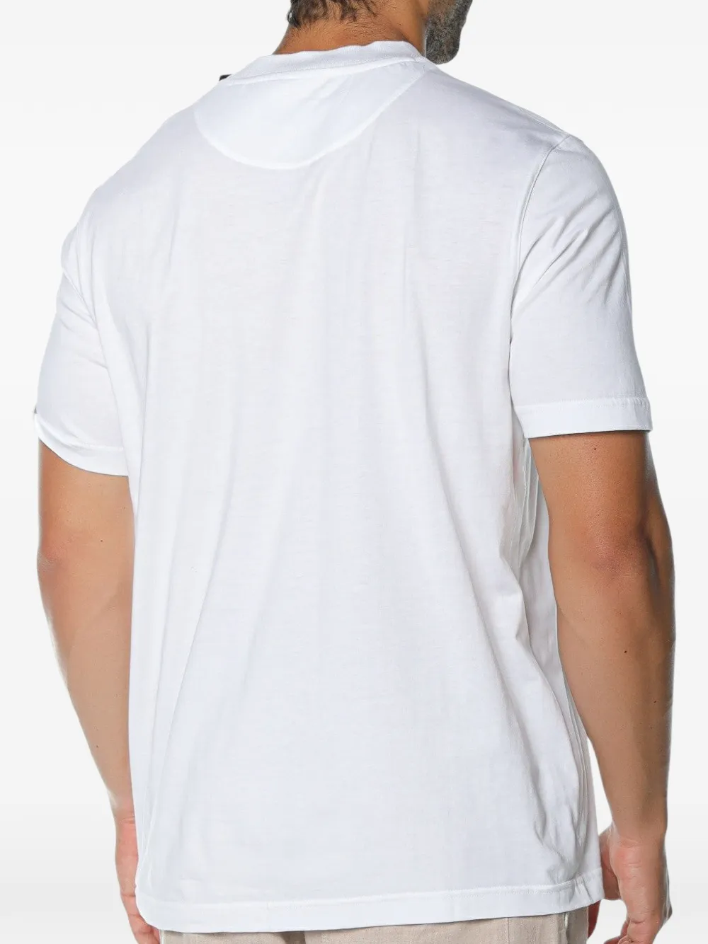 Ted Baker Mccourt box-print T-shirt Wit