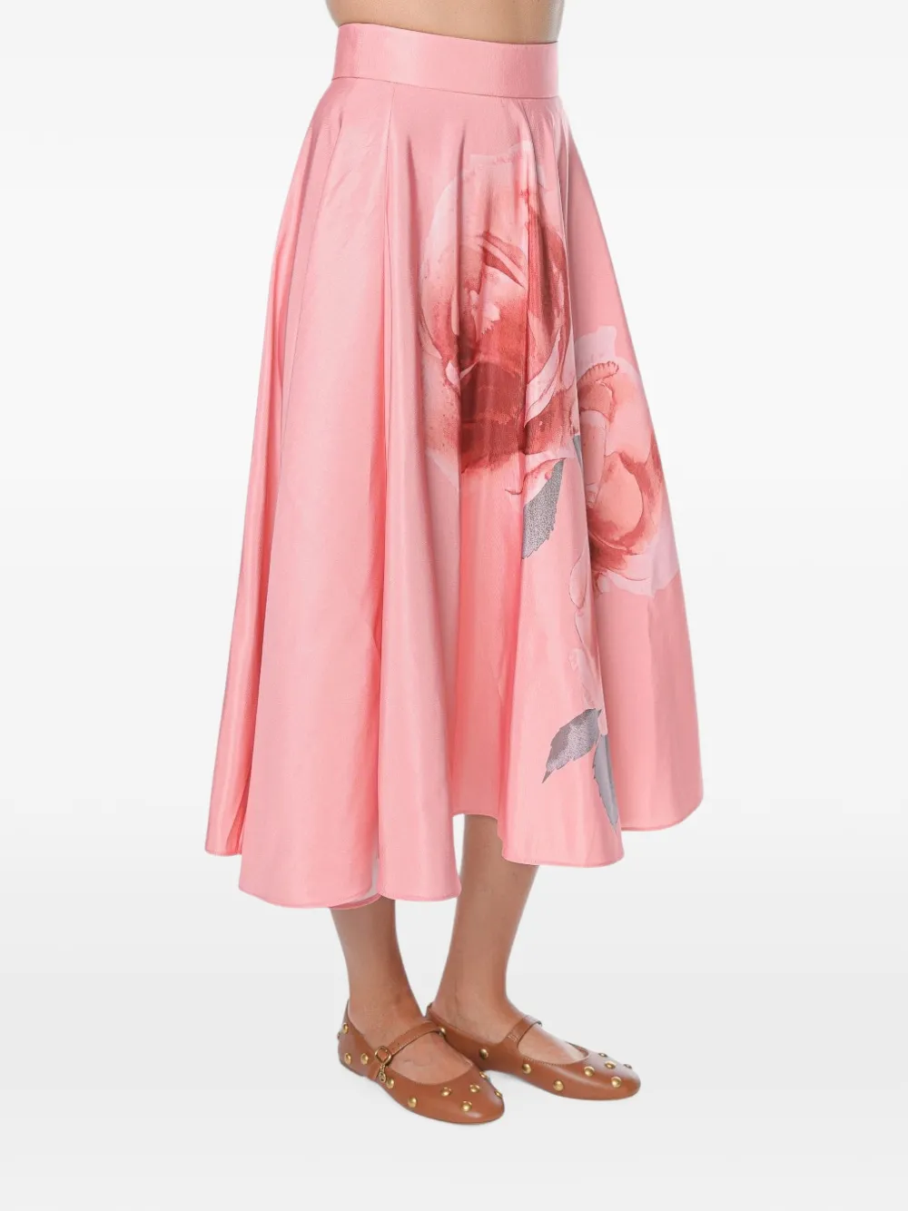 Ted Baker Darraa midi skirt Roze